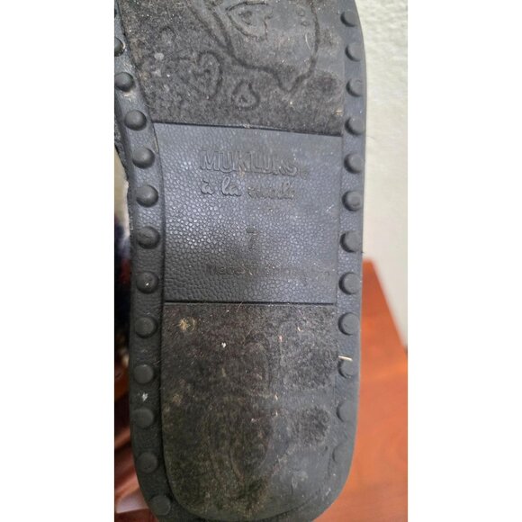 Muk Luks Women's Knee-High Nordic Pattern Knit Boots Faux Fur Lining Size 7 - Picture 6 of 8